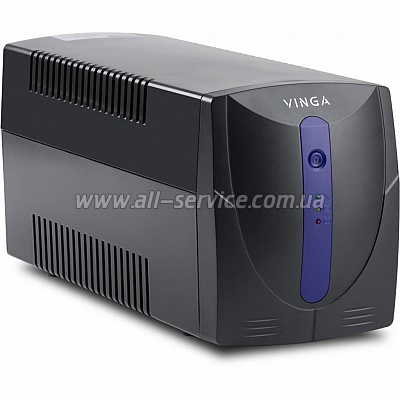  Vinga LED 1200VA plastic case with USB (VPE-1200PU)