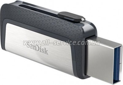  SANDISK 256GB Ultra Dual Drive USB 3.1 Type-C (SDDDC2-256G-G46)