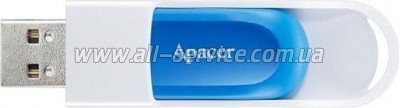  Apacer 64GB AH23A White USB 2.0 (AP64GAH23AW-1)