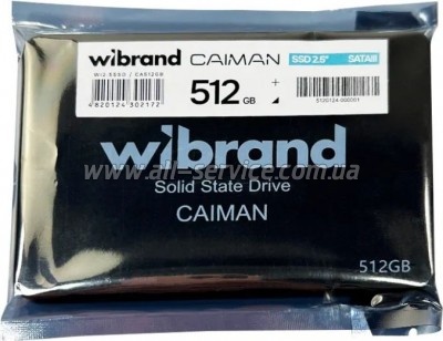  SSD 2.5" 512GB Caiman Wibrand (WI2.5SSD/CA512GB)
