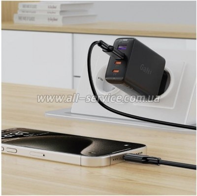 ���� ������ USB 2.0 AM to USB-C 1.2m 3A 60W silicone black Acefast (6974316284178)