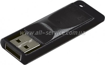  64Gb VERBATIM USB Drive STORE'N'GO SLIDER BLACK (98698)