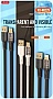 ���� ������ USB 2.0 AM to Micro 5P 1.0m 2.4A white XO (NB229-M-1-WH)