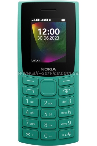   Nokia 106 DS 2023 Green (1GF019BPJ1C01)