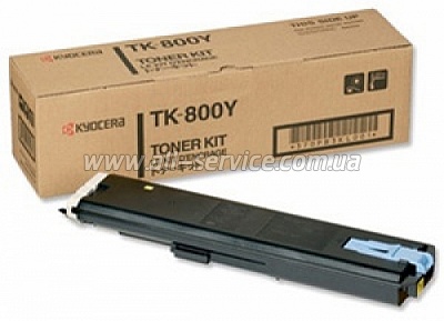 Тонер-картридж OEM Kyocera Mita TK-800Y Тонер-картридж OEM Kyocera Mita TK-800Y
