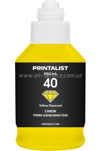  PRINTALIST GI-40 Canon G5040/ G6040 190 Yellow (PL40Y)