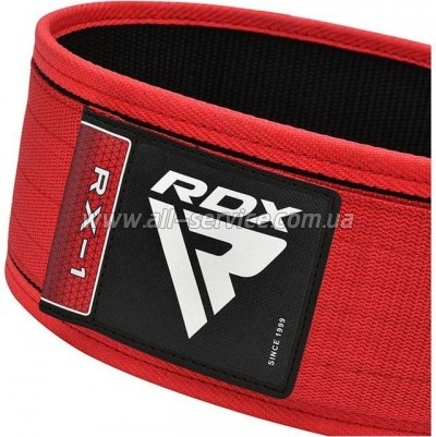   RDX RX1 Weight Lifting Belt Red XL (WBS-RX1R-XL)