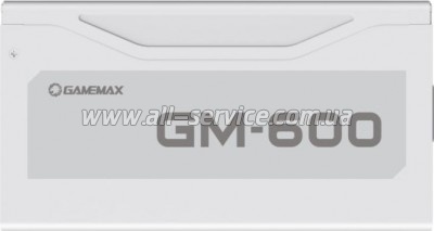   Gamemax 600W GM-600 Modular white (GM-600 Modular white)