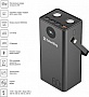   ColorWay 60000 mAh Powerful PD/ 65W, QC/ 4.0, AFC, FCP, Black (CW-PB600LPA5BK-PDD)
