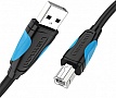 ������ ��� �������� USB 2.0 AM/BM 1.5m black Vention (VAS-A16-B150)