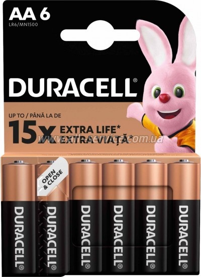 ��������� Duracell AA MN1500 LR06 *6 (5007757)