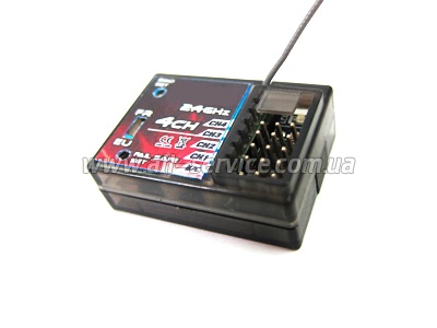 4channels 2.4G Receiver (Waterproof) 4channels 2.4G Receiver (Waterproof)
