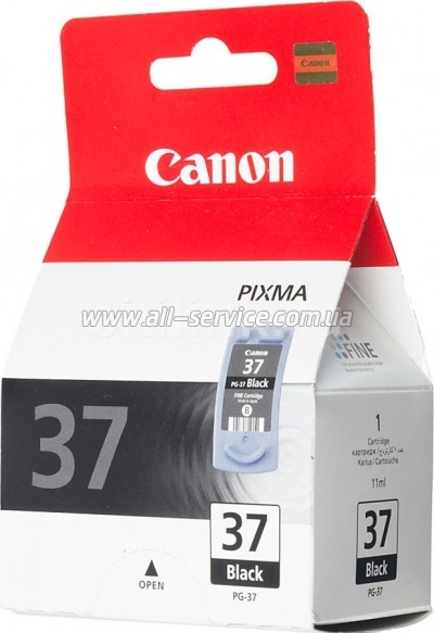  PG-37Bk Canon Pixma iP1800/ iP1900/ iP2600 +   Black (Set37-inkB)