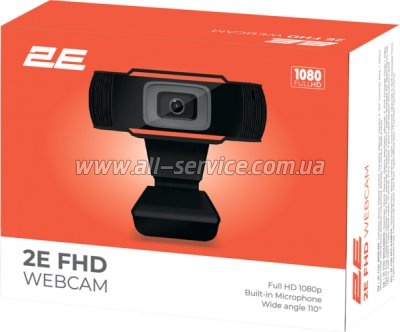 - 2E FHD USB Black (2E-WCFHD)
