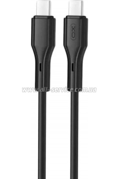 ���� ������ USB-C to USB-C 1.0m NB-Q231B 60W Black XO (NB-Q231B-BK)