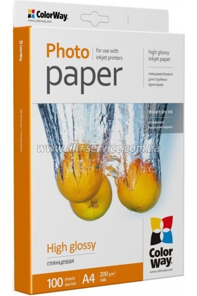  ColorWay glossy 200/ A4 100 (PG200100A4)