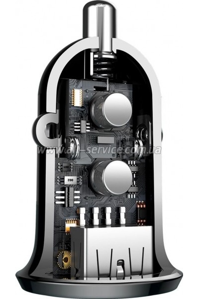 �������� ������� Baseus Grain Pro Car USB Black (CCALLP-01)