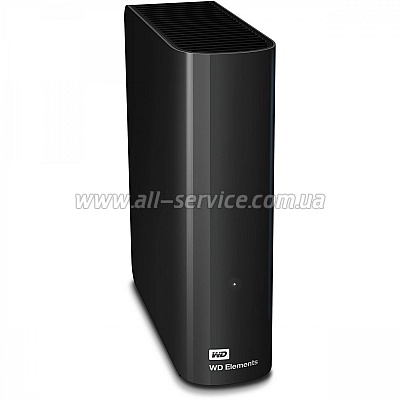  6TB WESTERN DIGITAL Elements Desktop USB 3.0 Black (WDBWLG0060HBK-EESN)
