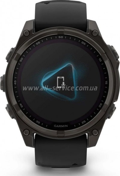- Garmin fenix 8 47mm,Saph Solar,CrbnGry Ti/Blk,Blk/PblGryBnd (010-02906-11)