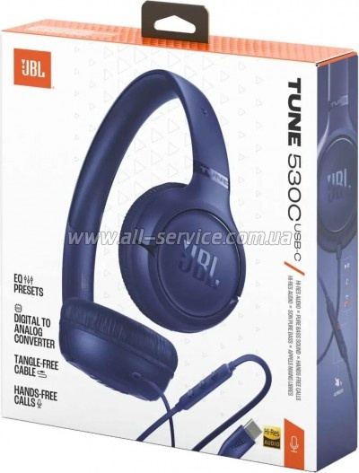�������� JBL Tune 530C USB-C Blue (JBLT530CBLU)