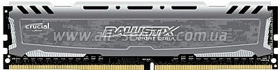  4GBx2 Micron Crucial Ballistix Sport DDR4 2400 KIT Gray Retail (BLS2K4G4D240FSB)