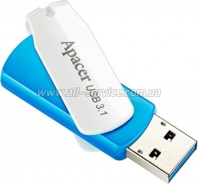 ������ Apacer 128GB AH357 Ocean Blue USB 3.2 (AP128GAH357U-1)
