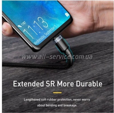 ���� ������ USB-C to USB-C 2.0m PD2.0 100W 20V/ 5A red black Baseus (CATKLF-AL91)