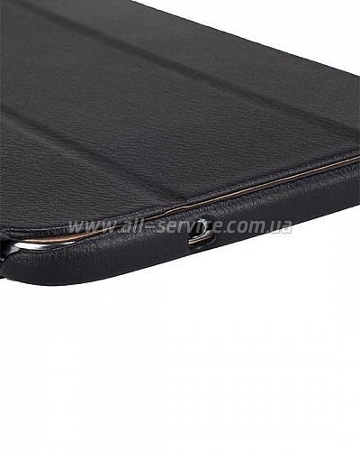  JISONCASE Premium Leatherette Samsung Galaxy Tab 3 8" Black (JS-S31-03H10)