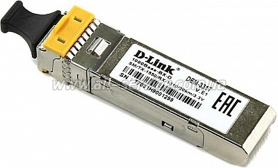 Трансивер SFP D-Link DEM-331T/20KM/DD Трансивер SFP D-Link DEM-331T/20KM/DD