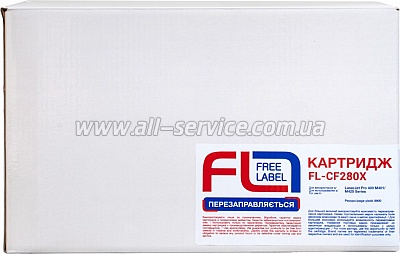 �������� FREE Label HP LJ PRO 400/ M425/ M401/ ������ CF280X (FL-CF280X)