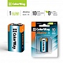  ColorWay  6LR61 9V Alkaline Power * 1 (CW-BA6LR61-1BL)