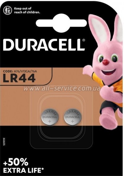  Duracell LR44 / V13GA / A76 * 2 (5000394504424 / 5007795)