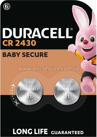 ��������� Duracell CR2430 3V, 2��. (5012262)