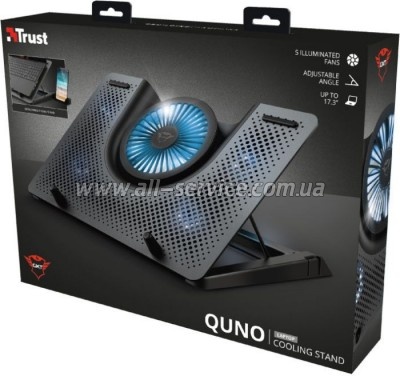    Trust GXT 1125 Quno (17.3") Blue LED Black (23581_TRUST)