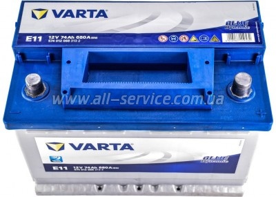   Varta Blue Dynamic 74h (574012068)