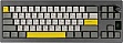  Epomaker Shadow-X 70 Flamingo Switch Hot-Swap LCD Screen RGB Wireless/Bluetooth/USB UA Black (SHX-B-F)