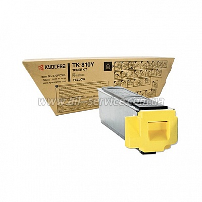 Тонер-картридж OEM Kyocera Mita TK-810Y Тонер-картридж OEM Kyocera Mita TK-810Y