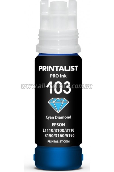  PRINTALIST Epson 103 Epson L3100/ L3110/ L3150 70 Cyan (PL103C)