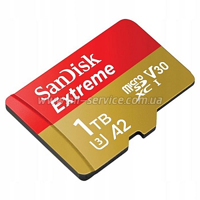   SanDisk 1TB microSD class 10 UHS-I U3 V30 Extreme (SDSQXAV-1T00-GN6MA)