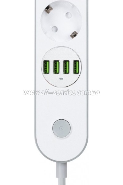 ������� ������ �olorWay 4 �������/ 4USB White 2M (CW-CHE44W)