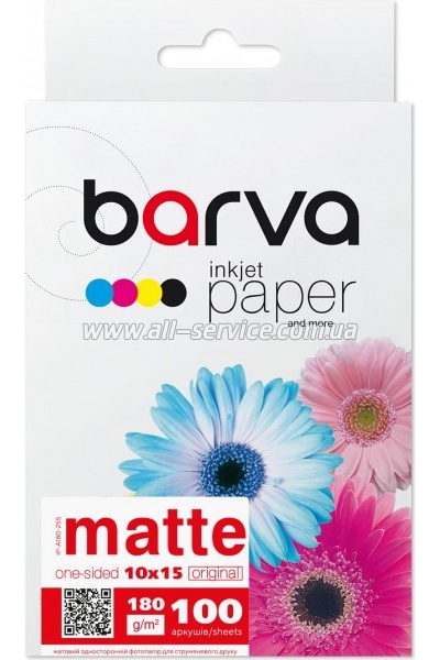 ���������� Barva Original Matte 180�/� 10x15 100� (IP-A180-255)