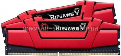     DDR4 8GB (2x4GB) 2400 MHz RIPJAWS V RED G.Skill (F4-2400C17D-8GVR)