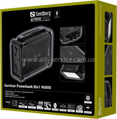 ������� ������������� Sandberg 96000mAh Survivor PD 60W LiFePo4 (420-78)