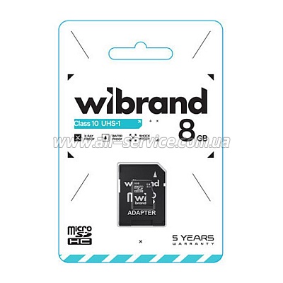   Wibrand 8GB microSD class 10 (WICDHC10/8GB-A)