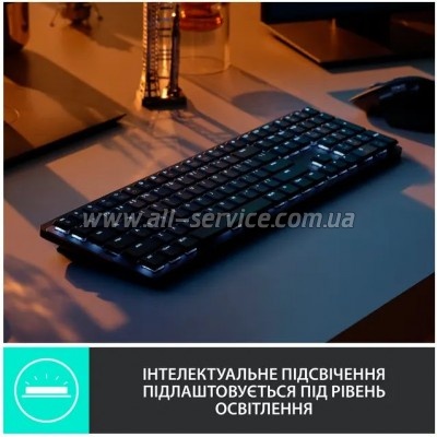  Logitech MX Mechanical Wireless Illuminated Performance Graphite (920-010757)