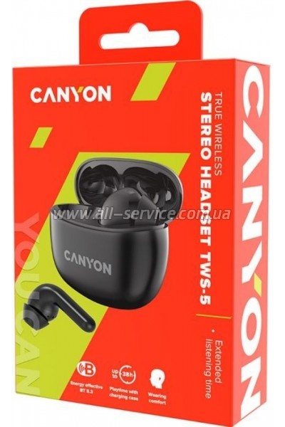  Canyon TWS-5 Black (CNS-TWS5B)