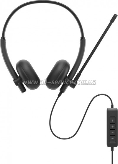 �������� Dell Wired Headset WH125 Black (520-BBLV)