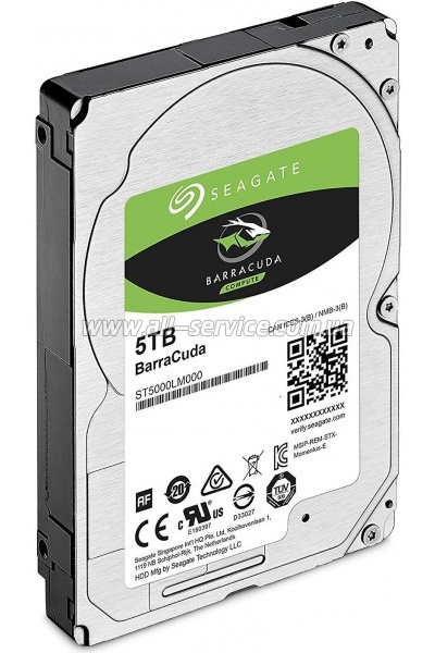  Seagate BarraCuda 5TB SATA 3.0 2,5" (ST5000LM000)