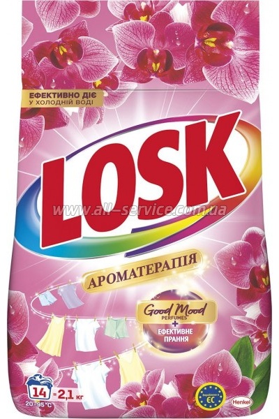 Стиральный порошок Losk Ароматерапия Эфирные масла и аромат Малазийского цветка 2.1 кг (9000101805369) Стиральный порошок Losk Ароматерапия Эфирные масла и аромат Малазийского цветка 2.1 кг (9000101805369)