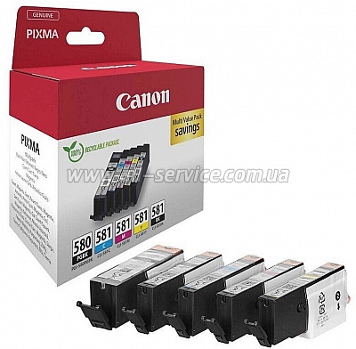   Canon PGI-580/ CLI-581 BK,C,M,Y (2078C007)